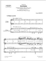 Danses - DEBUSSY - Partition - Piano